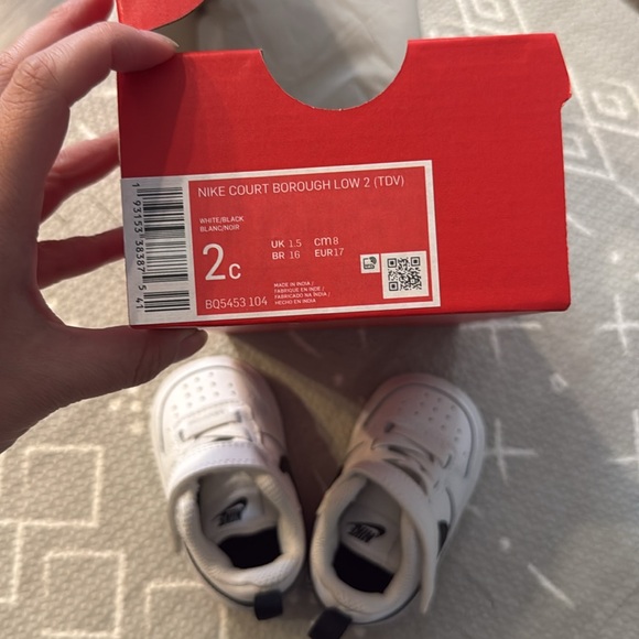 Nike Court Borough Low 2 Toddler Shoes - Picture 4 of 4